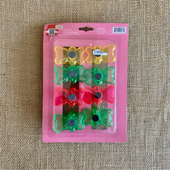 8 Bag / Chip Clips with Gummy Teddy Bear Magnetic BPA Free NWOT Sealed - Picture 2 of 10